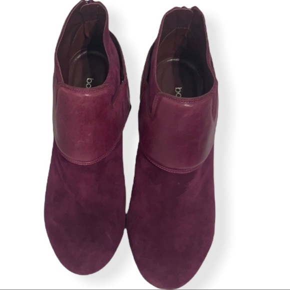 - Botkier Jada Fuchsia Suede & Leather Heeled Bootie Pump - Picture 3 of 10